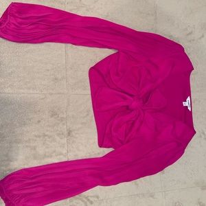 Front Tie Cropped Top